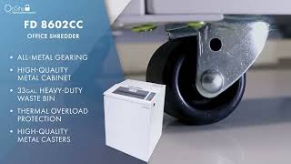 Formax OnSite FD 8602cc Cross-Cut Paper Shredder Demo Video