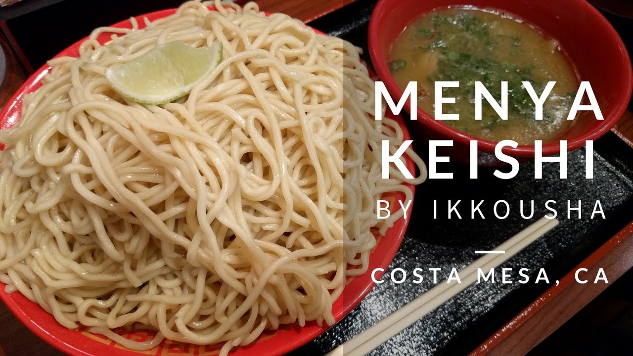 Menya Keishi Costa Mesa By Ikkousha New Ramen Shop | Japanese Food Ninja