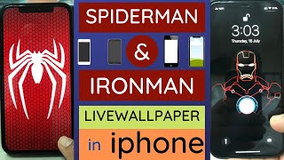 Download Spiderman live wallpaper in iphone | download Iron man live wallpaper  | (No Jailbreak) screenshot 3