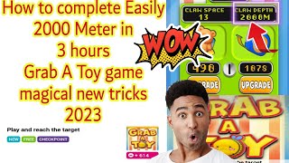 How to complete Easily 2000 Meter debth Grab A Toy game | Hindi Language tutorial 2023 screenshot 5