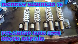 Polaris RZR 800s Shock Rebuild - Monkey Business 78