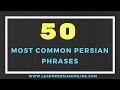 50 Most Common Persian phrases