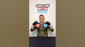 Squid Game Voting Buttons Optical Illusion ❌⭕️ #diy #papercraft #origami #squidgame #trick #hack