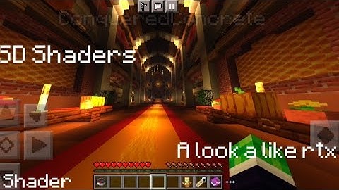 Minecraft HSD shaders for mcpe review. a look a like rtx (Best Shader i think)