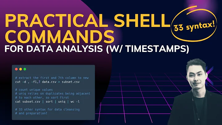 Practical shell commands for data scientists / analysts (command line tutorial)