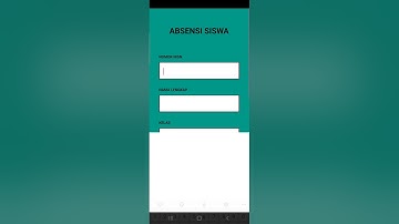 Tugas Membuat Absensi Siswa Online menggunakan kodular