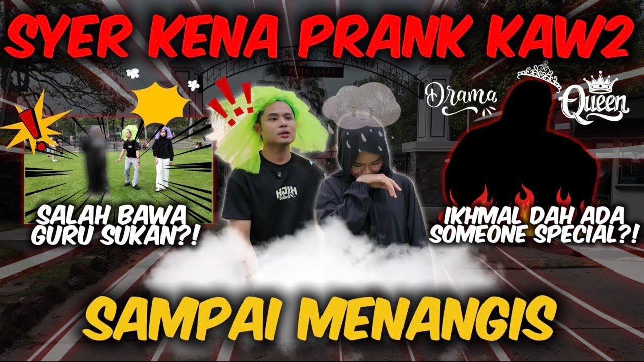 PRANK SYER KENA MARAH SAMPAI MENANGIS 😟| MACAM MANA NI 😨