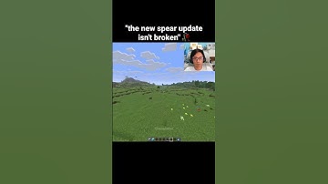 Minecraft Spear Update Moment