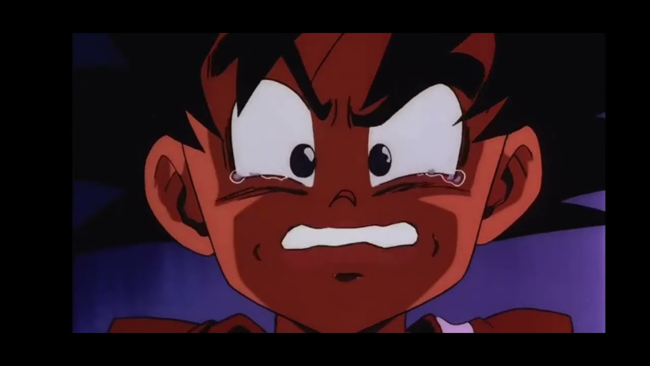 Dragon ball z rivaux dangereux film: Sangoten fait semblant de pleurer