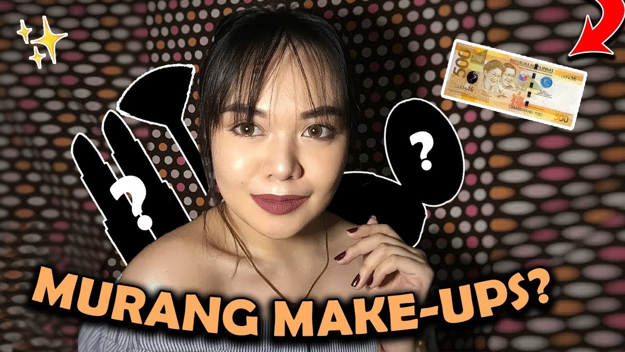 FULL FACE MAKE UP USING LESS THAN 500 PESOS MAKE UP PRODUCTS!