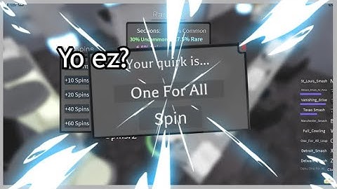 This is what I got with 4 spins | Roblox Project Hero