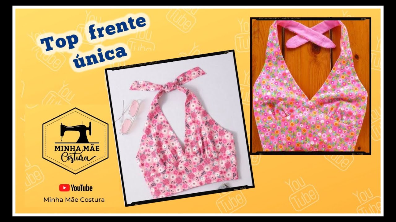 Diy – COMO MODELAR TOP FRENTE UNICA SIMPLES E RÁPIDO