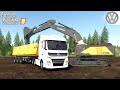 Farming Simulator 19 - LIZARD METEOR Truck Transports Dirt From The Construction Site