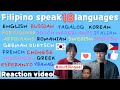 Korean reaction Filipino boy speaks 18 languages | very challenge for us