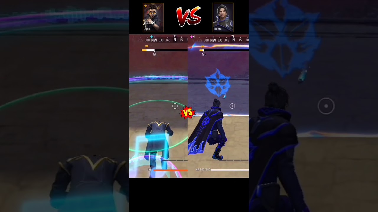 Alok VS Kenta character ability test with grenade ❌✅#shorts