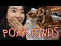 (Span) Do Koreans eat Pork Rinds(Pig Skin)? HELL YEAH 🐷✨ l Cortezas De Cerdo l 돼지껍데기 맛집