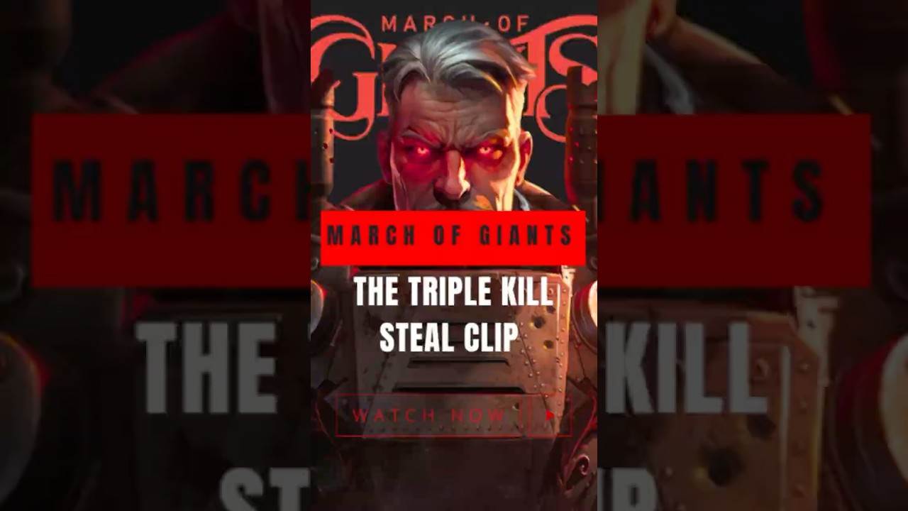 The Triple Kill Steal of Goliath | March Of Giants Closed Alpha 