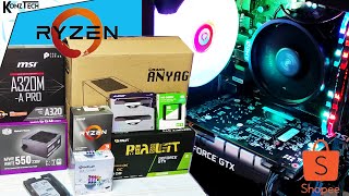 25k PHP BUDGET Shopee Gaming PC Build | Ryzen 3 3100 | GTX 1650 Super | 16GB RAM | Rakk Anyag Build