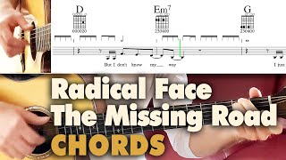 RADICAL FACE -  THE MISSING ROAD guitar chords tutorial