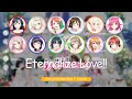 Nijigakasaki High School Idol Club - Eternalize Love!! - Line Distribution &amp; Color Coded Lyrics