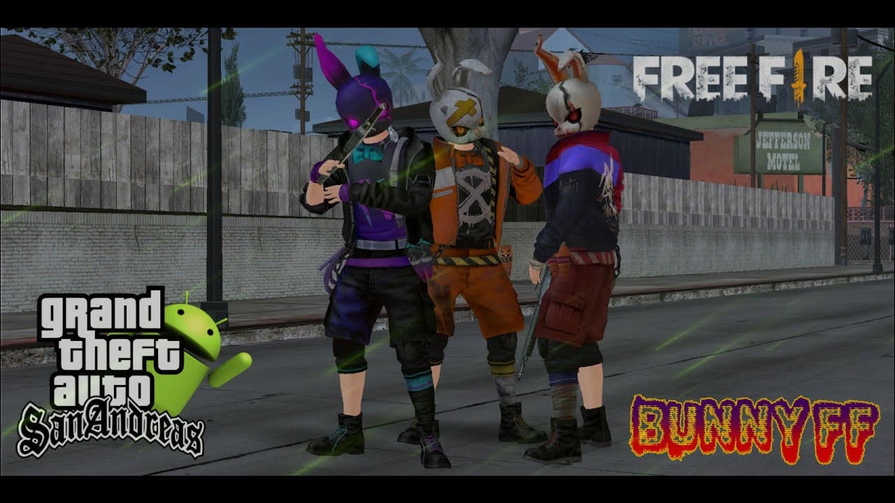 SKINS BUNNY FF | GTA SA ANDROID (Mediafire) - YouTube