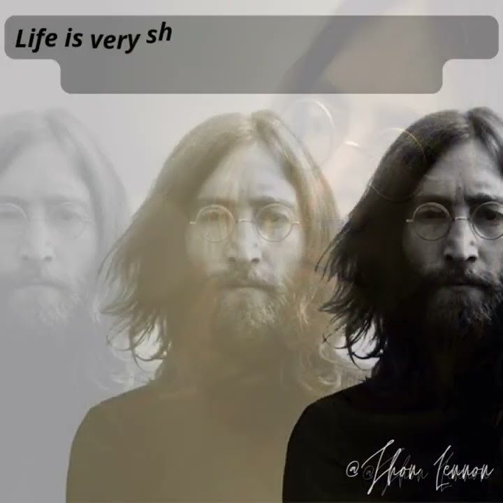  very meaningful quote from john lennon. mood Booster - YouTube