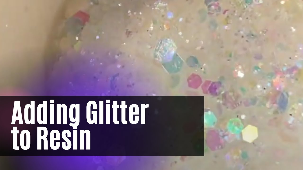 DIY Easy Resin Glitter Coaster Tutorial 