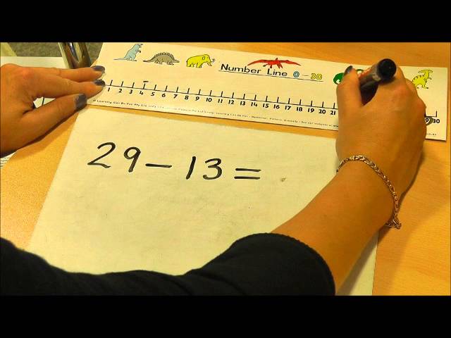 year 2 subtraction partitioning using 2 2 digit numbers youtube