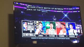 NBA All Star Skills Challenge| Semifinals Tatum vs. Jokic
