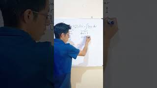 Integración por partes de una función con logaritmo natural #matematicas #integral #calculo