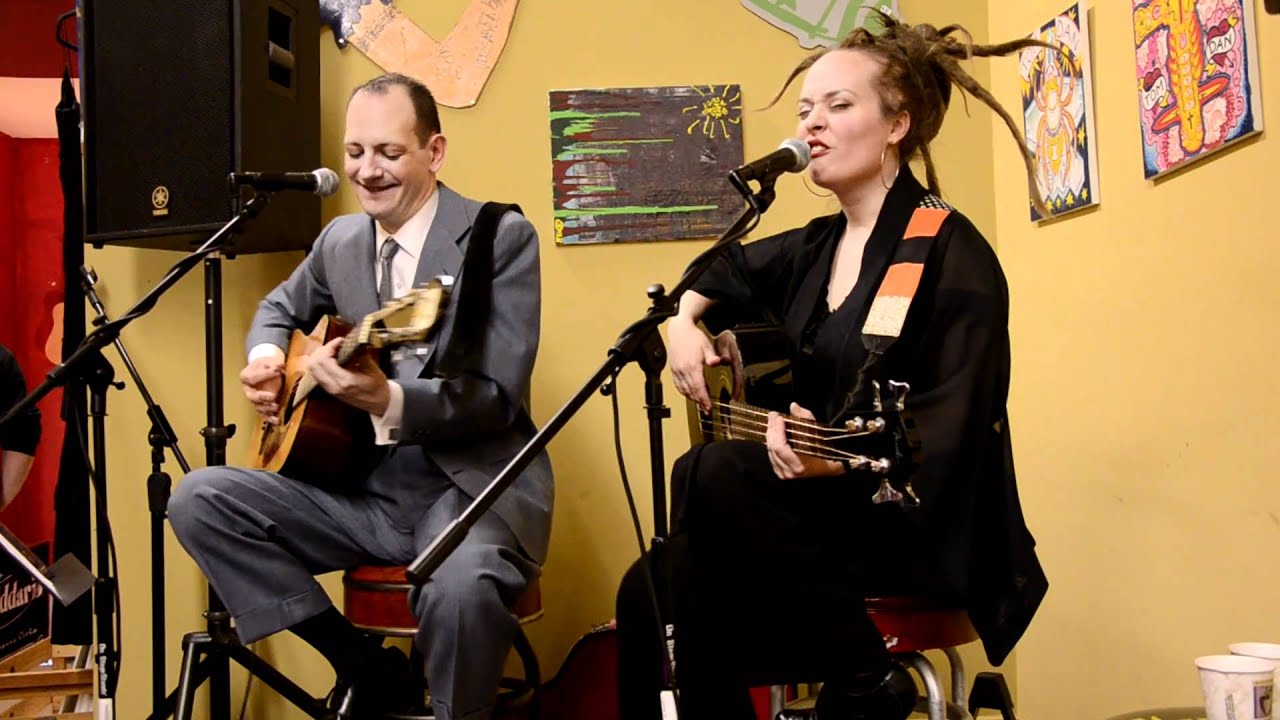 "Politics of Passing Out" Jack Terricloth & Sandra Malak at Holdfast Records, Asbury Park NJ 2