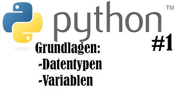 Python Tutorial #1 - Grundlagen: Print(), Datentypen & Variablen