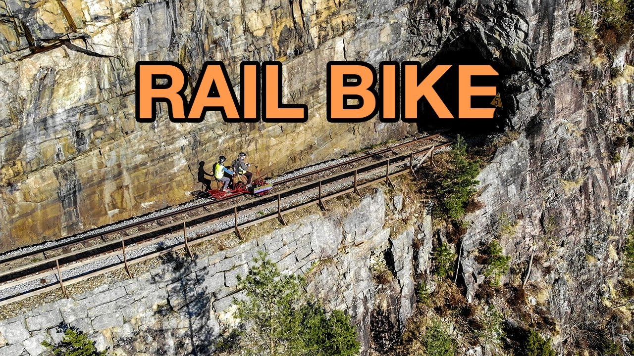 Riding a Draisine for 34 km in Norway - Flekkefjordbanen Railway Bike