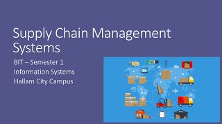 BIT - UCSC - Supply Chain Management Systems