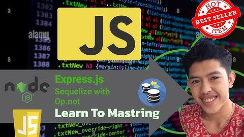 Express js Sequelize with Op not #14