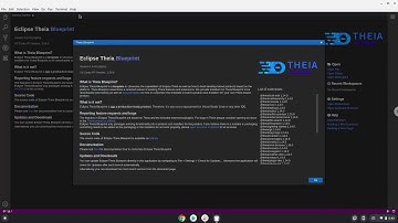 How to install Eclipse Theia Blueprint on a Chromebook