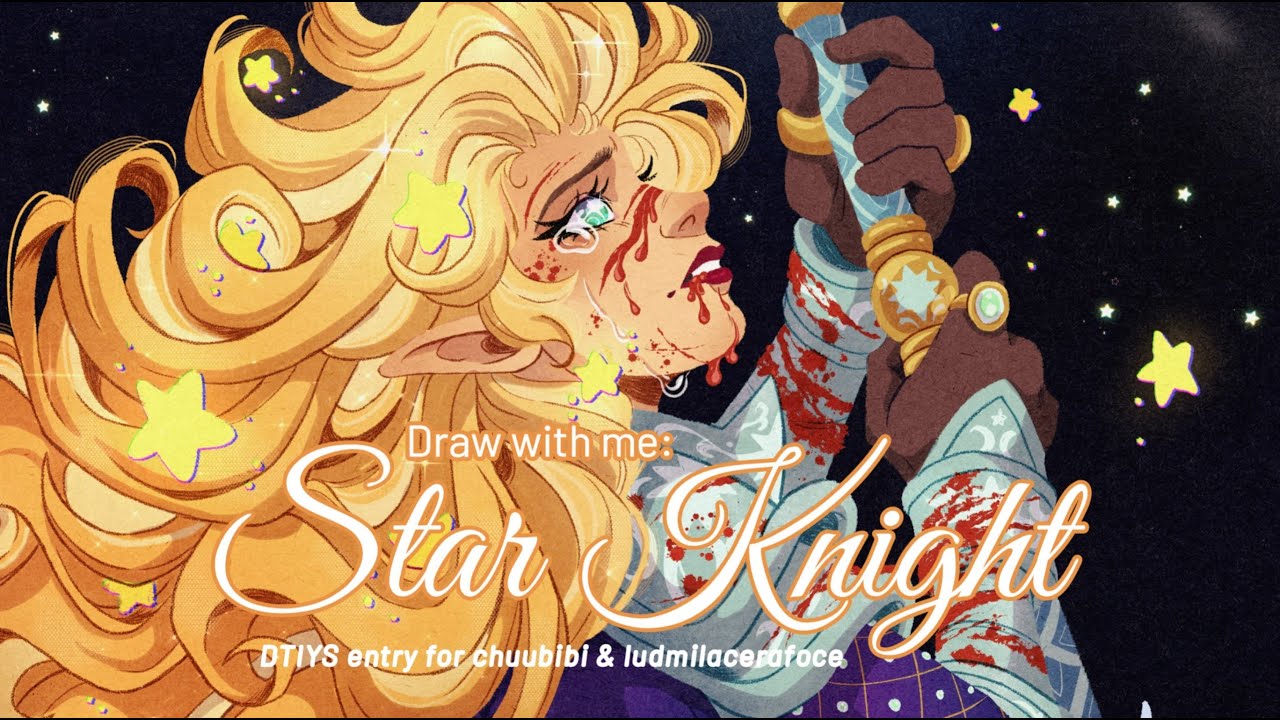 Draw with me: Star Knight - YouTube