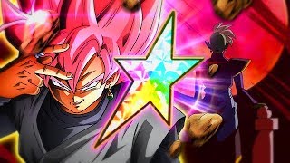 JUST RELEASED ON GLOBAL! 100% RAINBOW STAR INT GOKU BLACK SHOWCASE! (DBZ: Dokkan Battle)