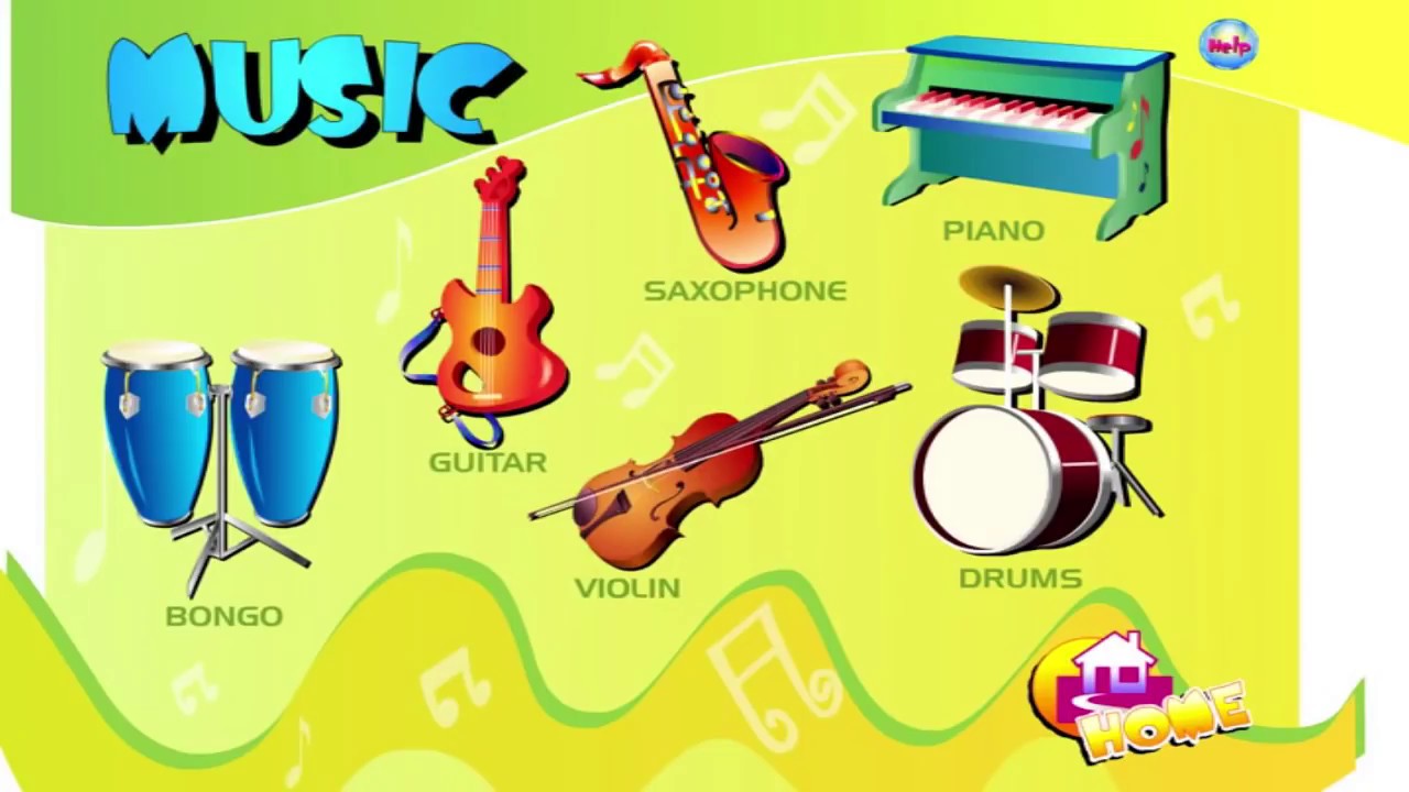 Musical Instruments Chart For Kids