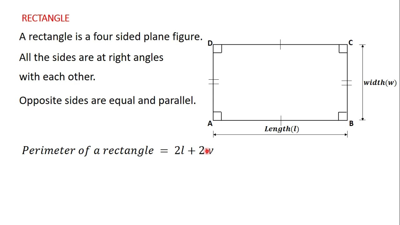 Area 12. Perimeter of Rectangle. Area and Perimeter of Rectangle. How to find Perimeter of a Rectangle. Length and width of Rectangle.