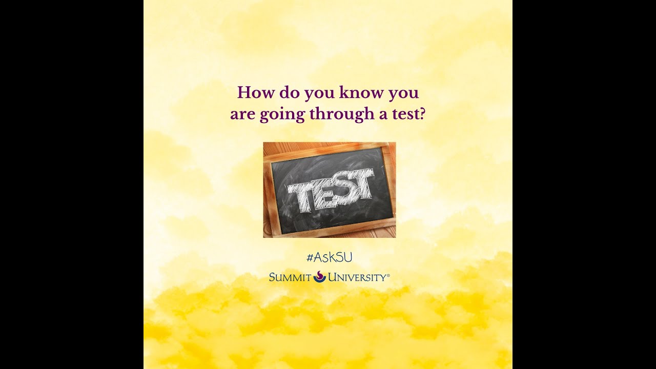 How do you know you’re going through a spiritual test? - YouTube