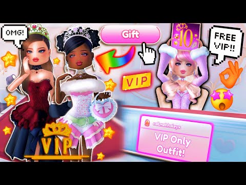 SURPRISING The SERVER With VIP In The NEW GAME MODE In Dress to Impress' UPDATE! | ROBLOX