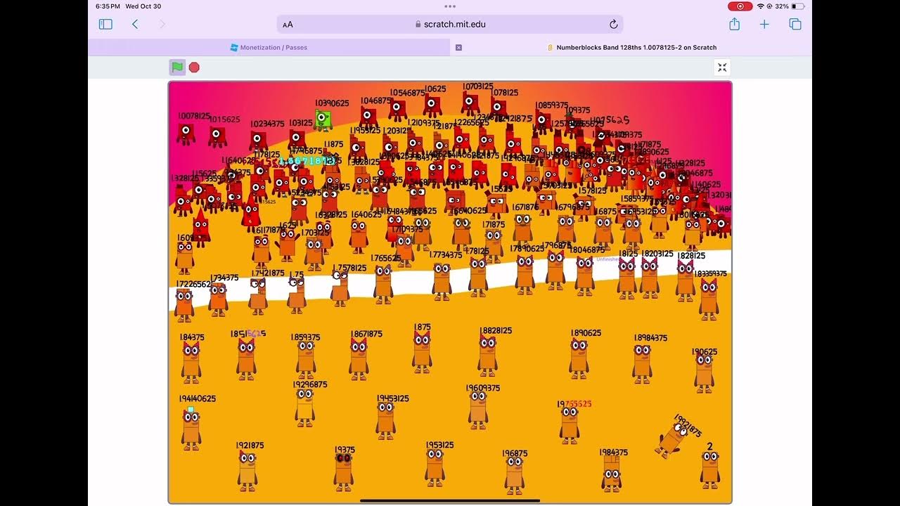 Numberblocks band 1 0078125 2 in every numberblock youtube