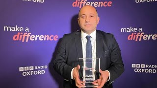 Oxford Branch Director Mahmut Gunaydin Receives BBC’s ‘’Make A Difference Award’’