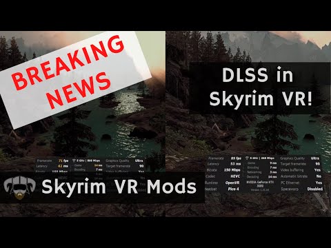 Improve your performance in Skyrim VR with DLSS!