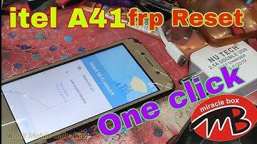 itel A41 FRP Reset in One Click | Miracle Thunder / Box Full Tested Method 2025