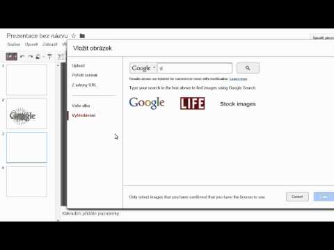 Video: Jak Vložit Fotografii Do Prezentace