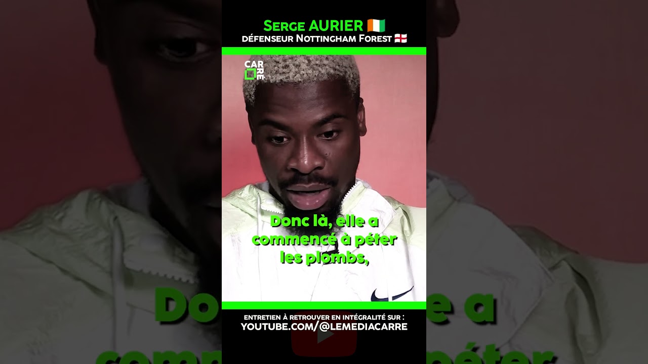 SERGE AURIER raconte le jour où il a appris la mort de son frère.