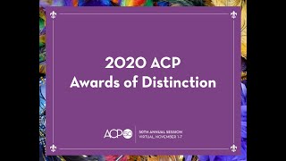 2020 ACP Awards of Distinction