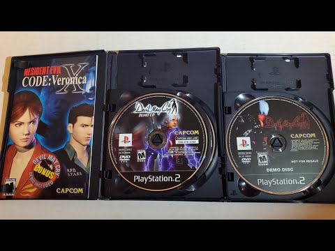 Resident Evil - Code Veronica X + demo disc Devil May Cry (2001) - Sony Playstation  2 - LastDodo